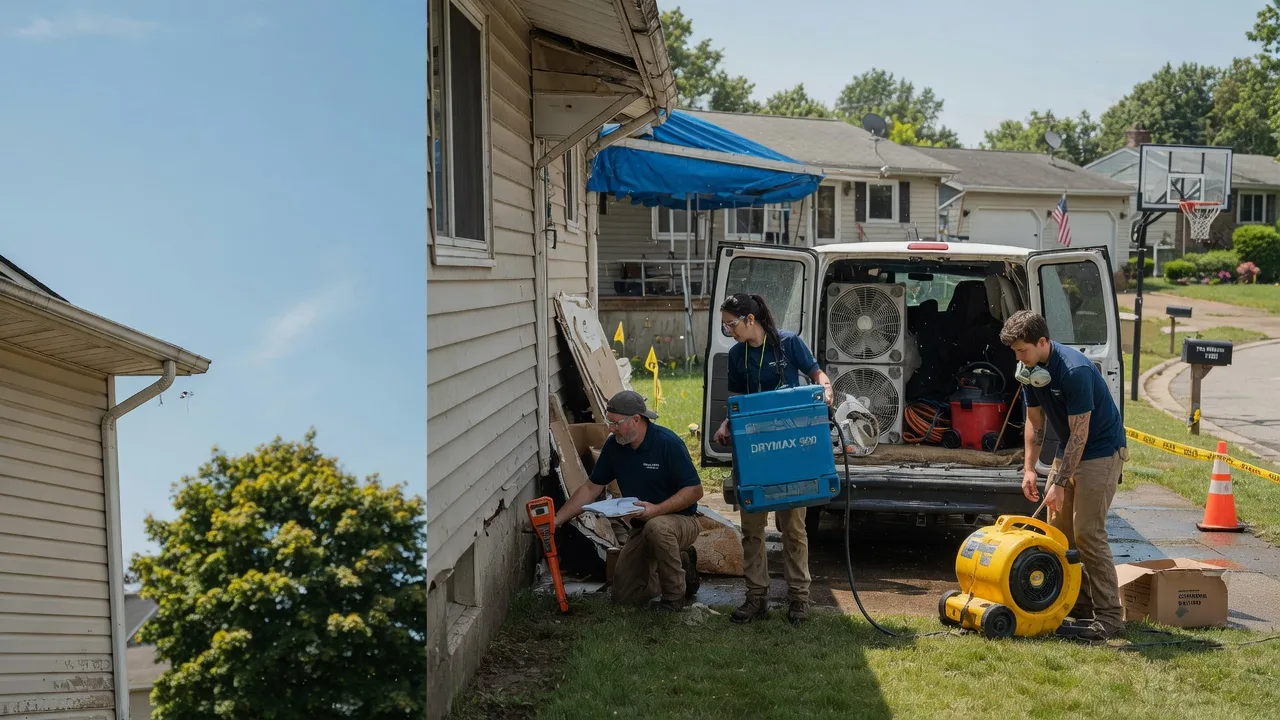 Ceiling Leak Cleanup in Theresa, WI near me